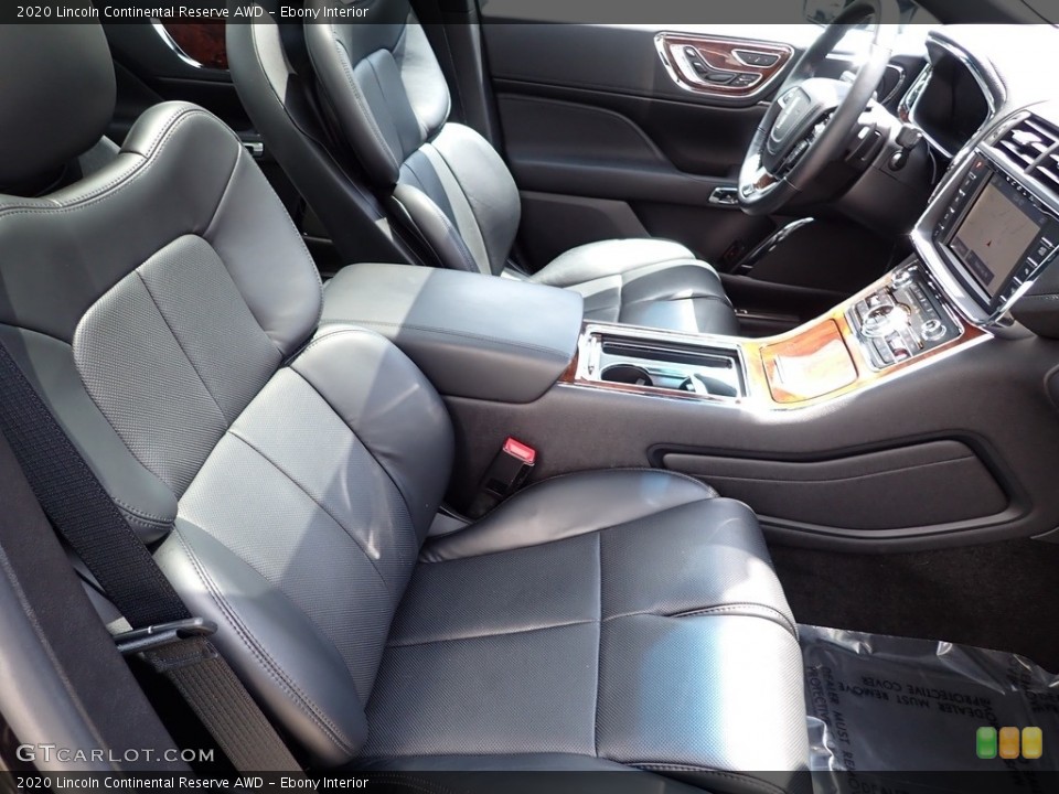 Ebony Interior Front Seat for the 2020 Lincoln Continental Reserve AWD #142524088