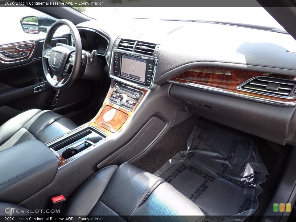 Ebony Interior Dashboard for the 2020 Lincoln Continental Reserve AWD #142524100