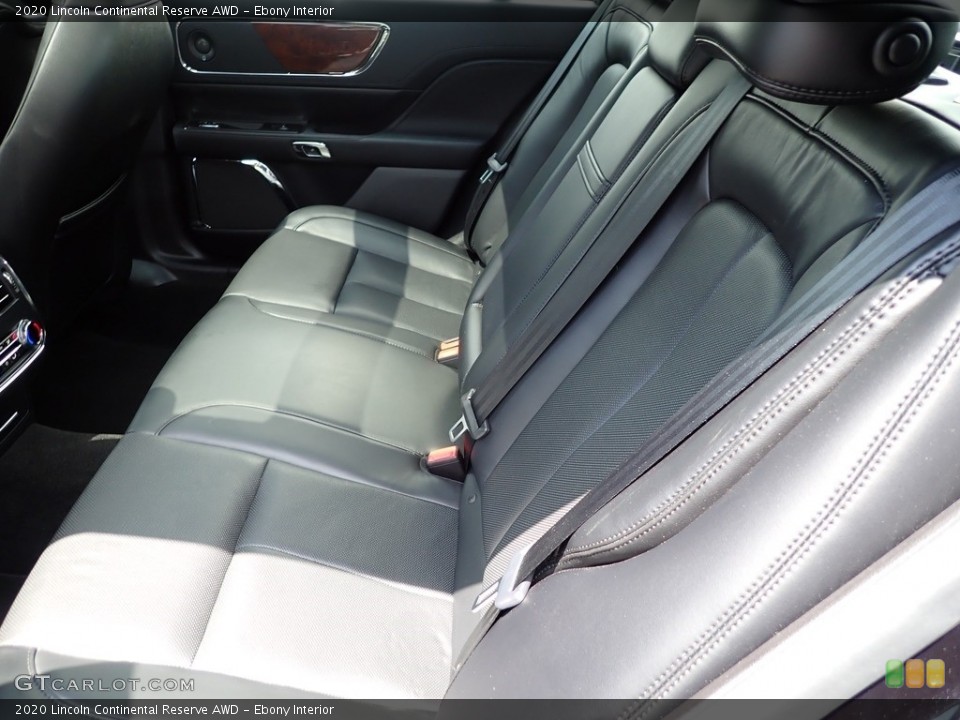 Ebony Interior Rear Seat for the 2020 Lincoln Continental Reserve AWD #142524136