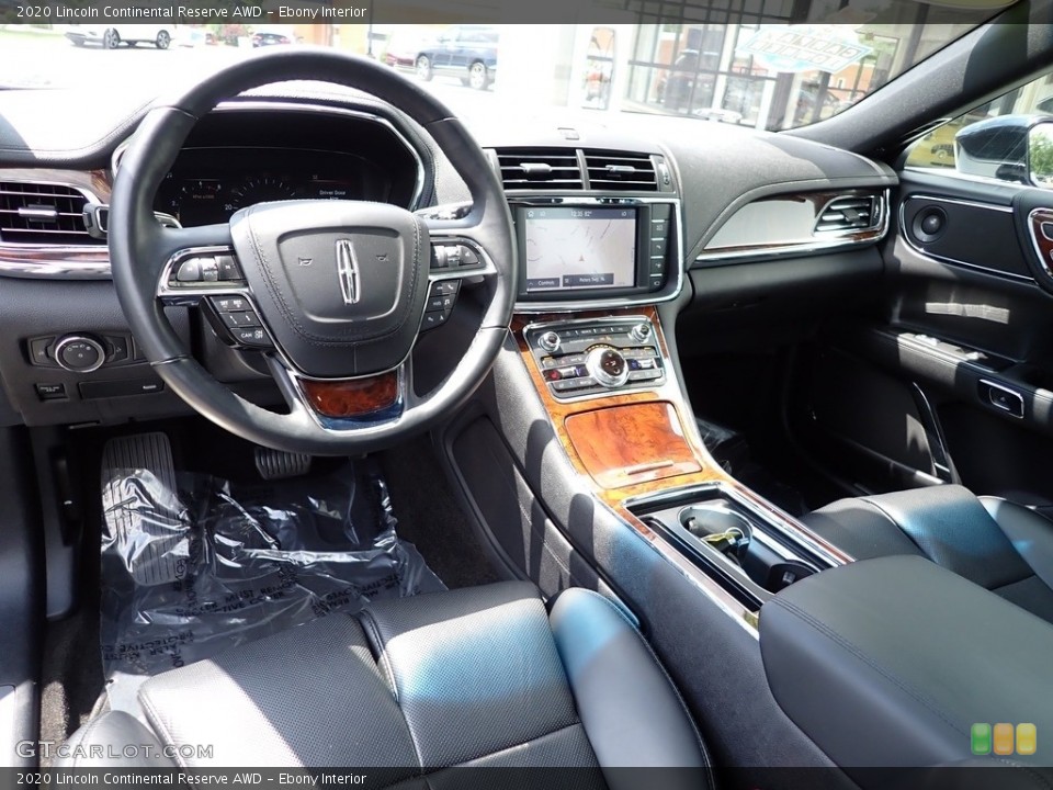 Ebony Interior Photo for the 2020 Lincoln Continental Reserve AWD #142524145