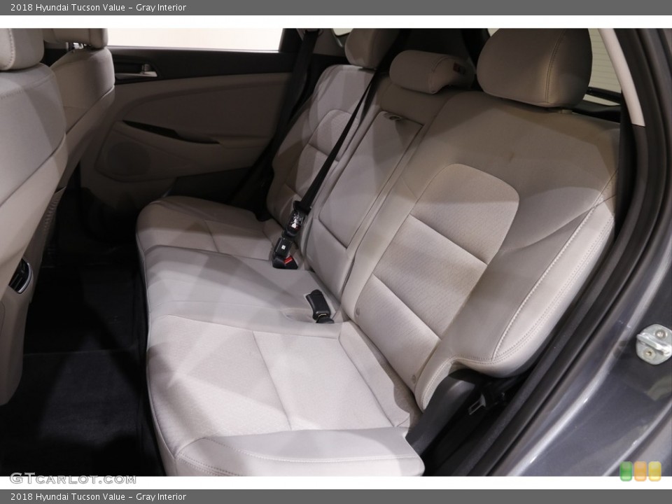Gray Interior Rear Seat for the 2018 Hyundai Tucson Value #142528200