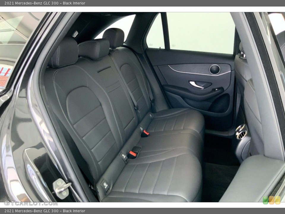 Black Interior Rear Seat for the 2021 Mercedes-Benz GLC 300 #142528896