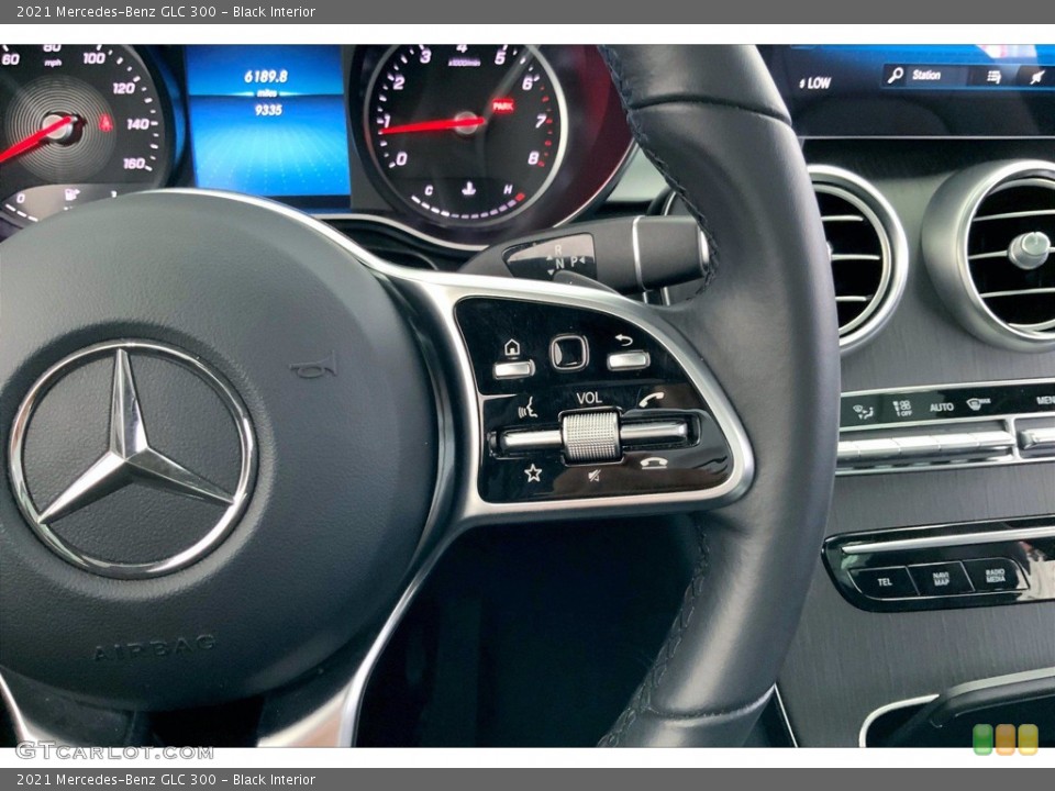 Black Interior Steering Wheel for the 2021 Mercedes-Benz GLC 300 #142528968