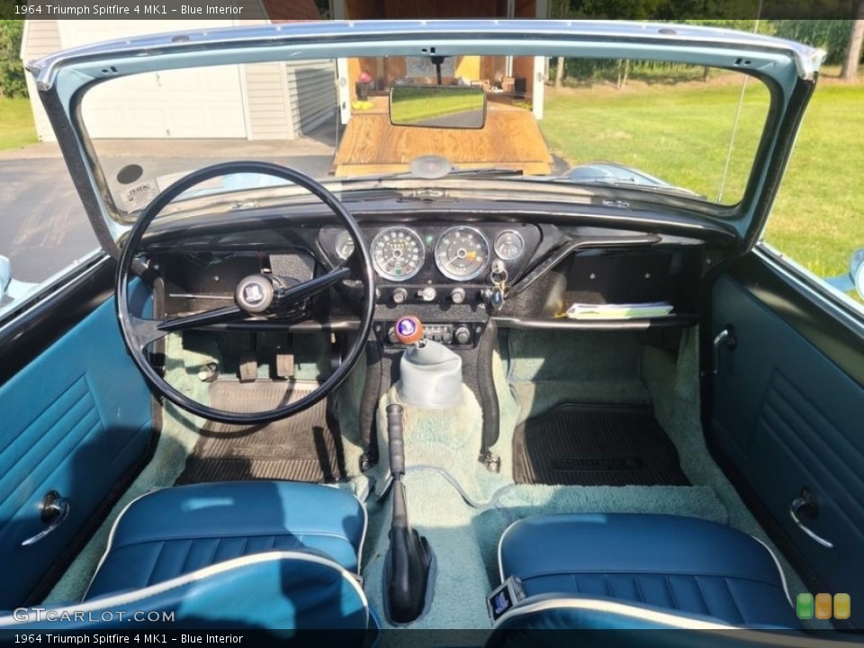 Blue Interior Photo for the 1964 Triumph Spitfire 4 MK1 #142530798