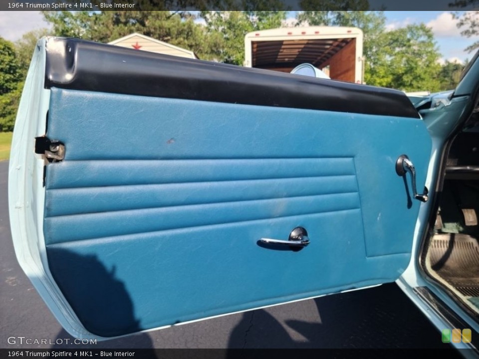 Blue Interior Door Panel for the 1964 Triumph Spitfire 4 MK1 #142530924