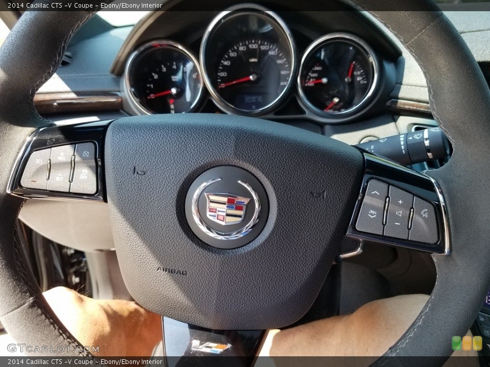Ebony/Ebony Interior Steering Wheel for the 2014 Cadillac CTS -V Coupe #142531281