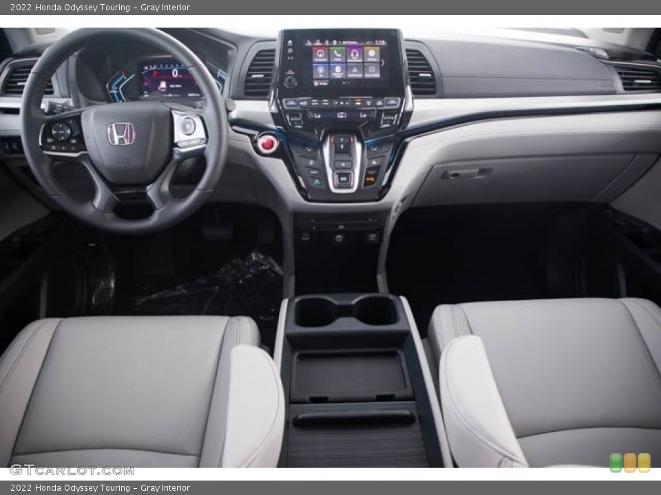Gray Interior Dashboard for the 2022 Honda Odyssey Touring #142533826