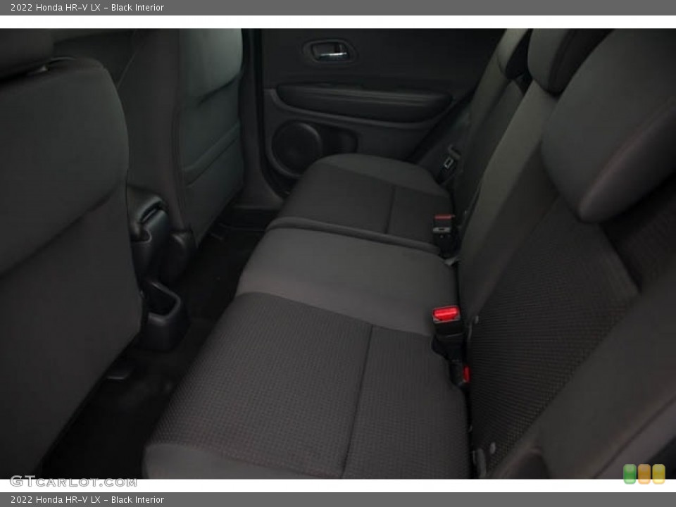 Black Interior Rear Seat for the 2022 Honda HR-V LX #142534567