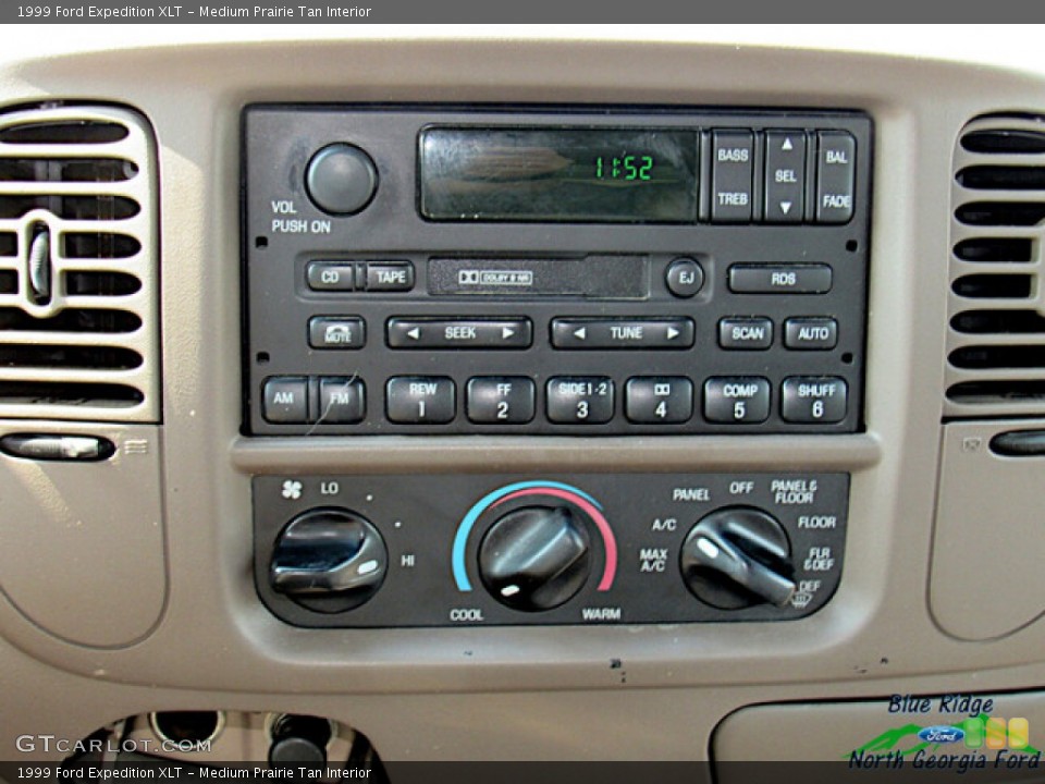 Medium Prairie Tan Interior Controls for the 1999 Ford Expedition XLT #142537019
