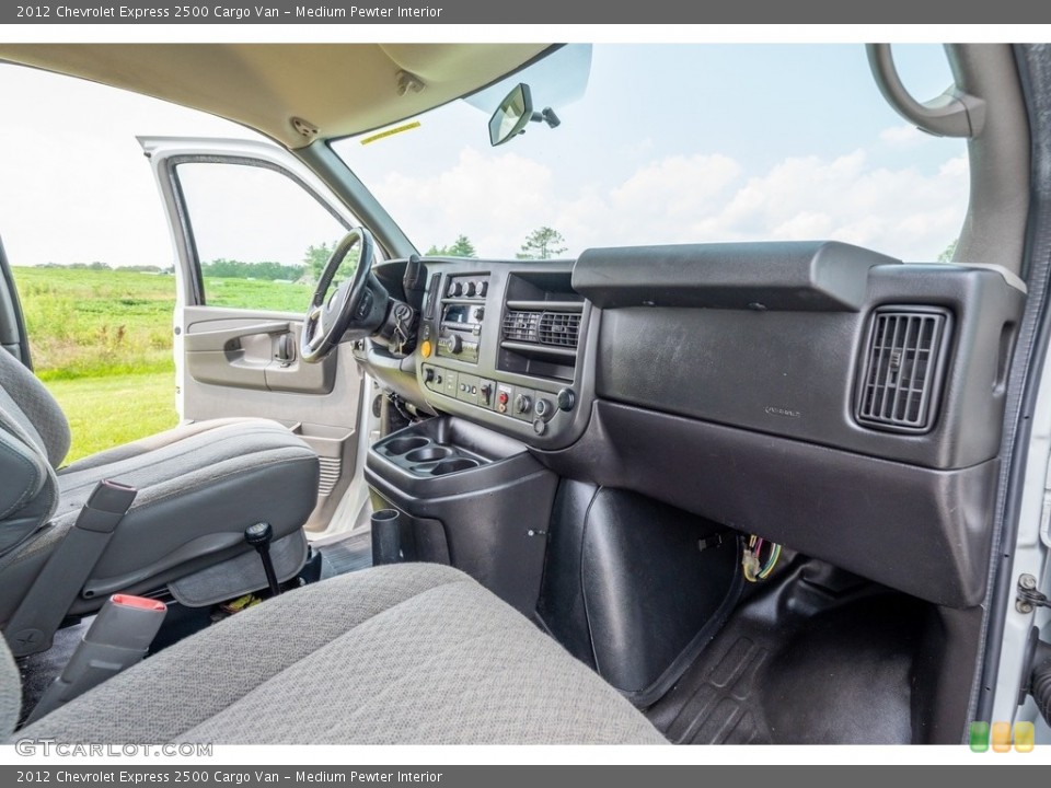 Medium Pewter Interior Dashboard for the 2012 Chevrolet Express 2500 Cargo Van #142537325