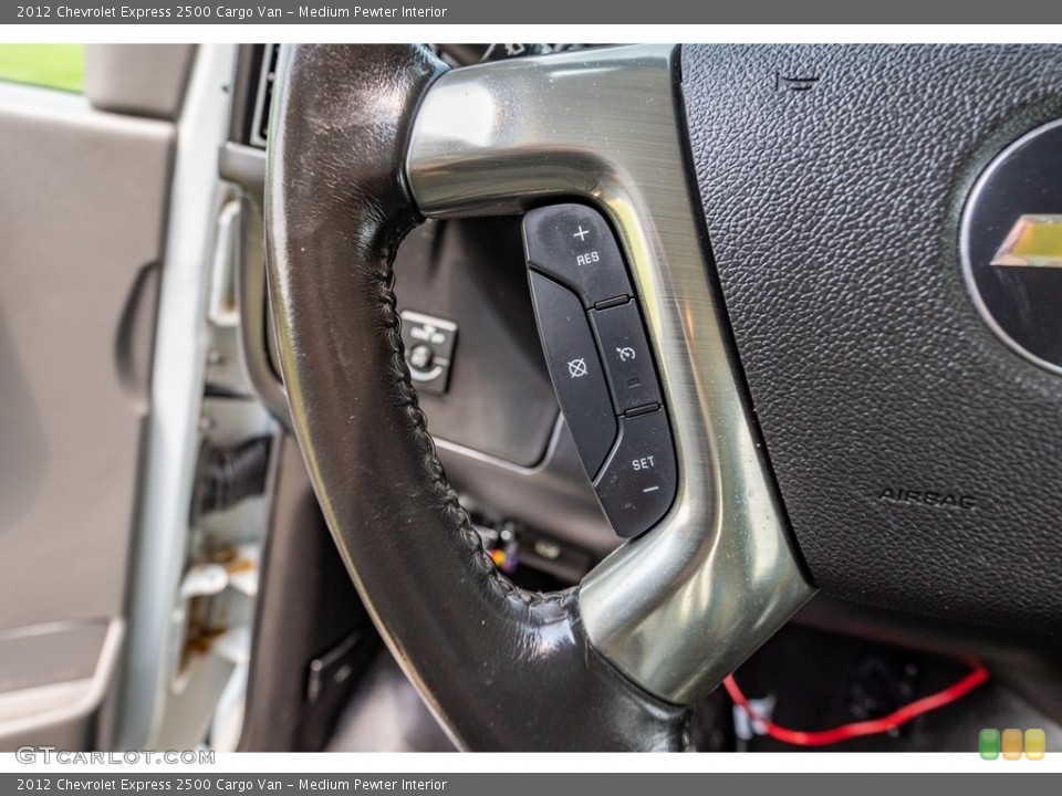 Medium Pewter Interior Steering Wheel for the 2012 Chevrolet Express 2500 Cargo Van #142537411