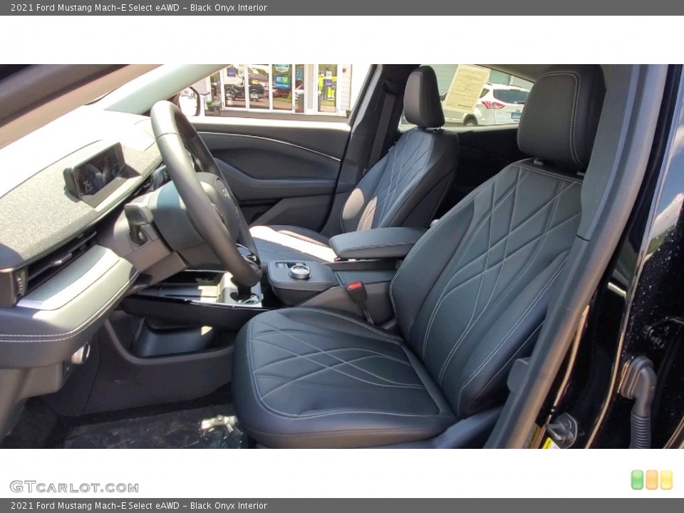 Black Onyx Interior Front Seat for the 2021 Ford Mustang Mach-E Select eAWD #142537418