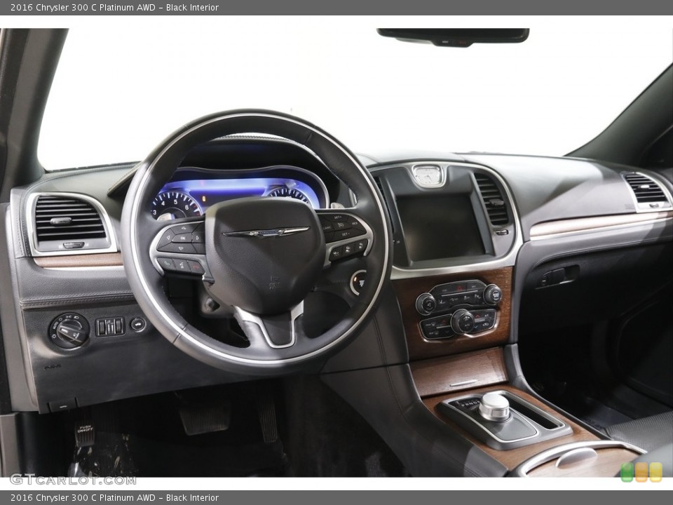 Black Interior Dashboard for the 2016 Chrysler 300 C Platinum AWD #142538523