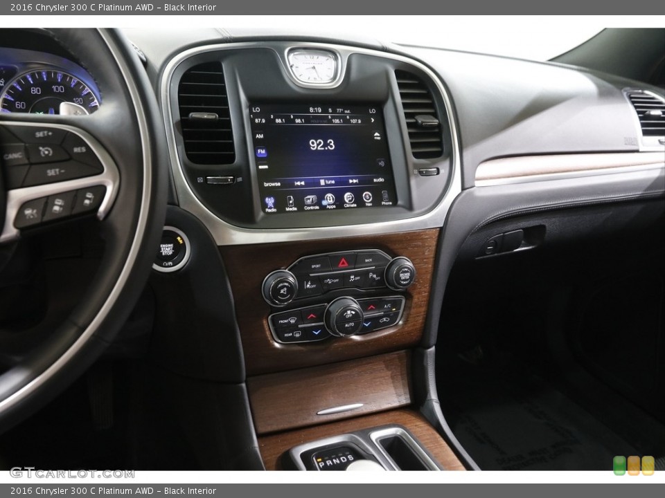 Black Interior Controls for the 2016 Chrysler 300 C Platinum AWD #142538589