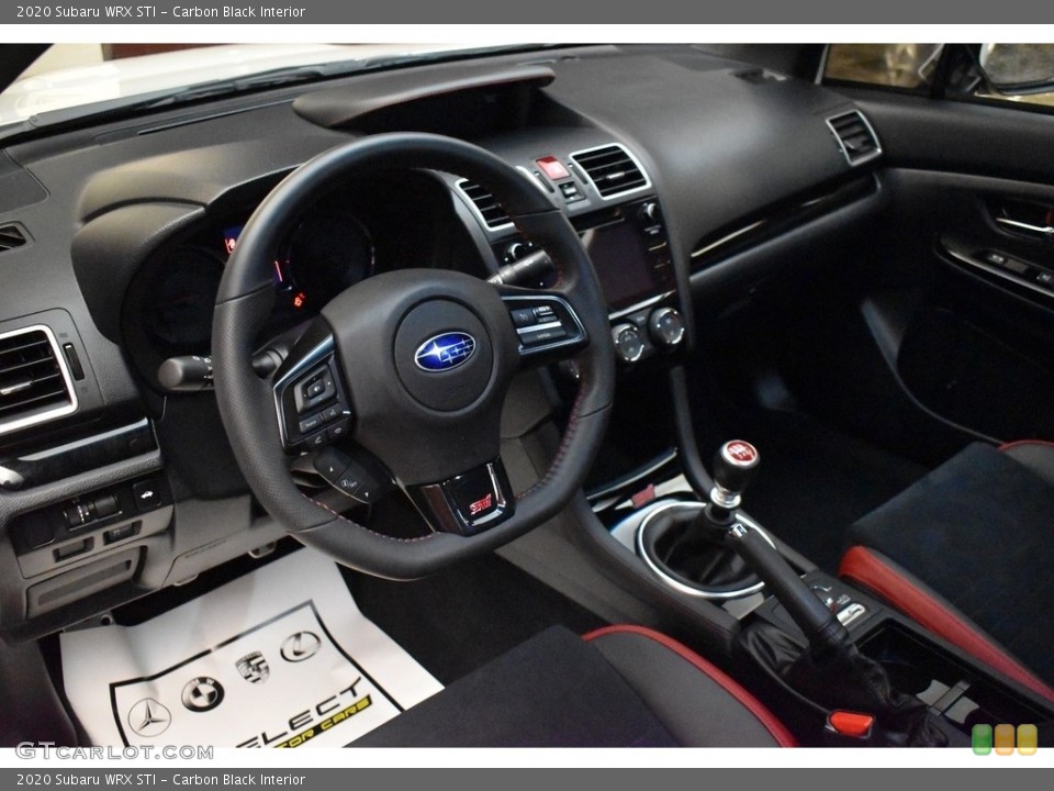Carbon Black Interior Photo for the 2020 Subaru WRX STI #142539201