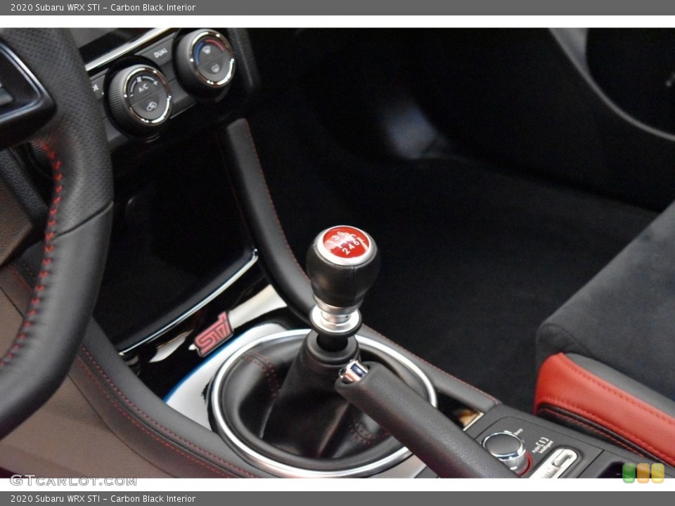 Carbon Black Interior Transmission for the 2020 Subaru WRX STI #142539249