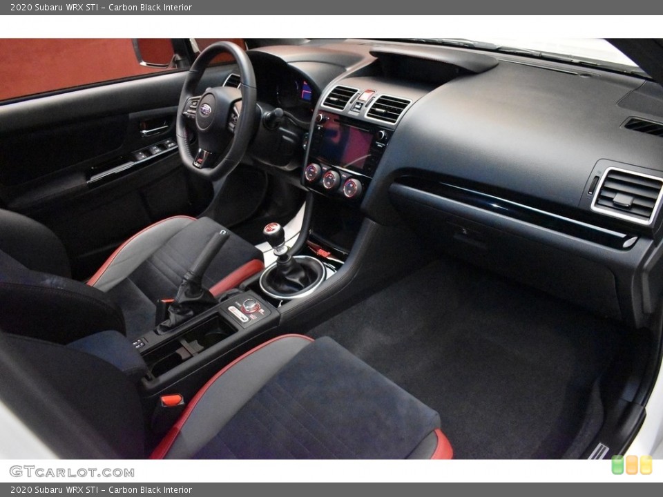 Carbon Black Interior Front Seat for the 2020 Subaru WRX STI #142539306