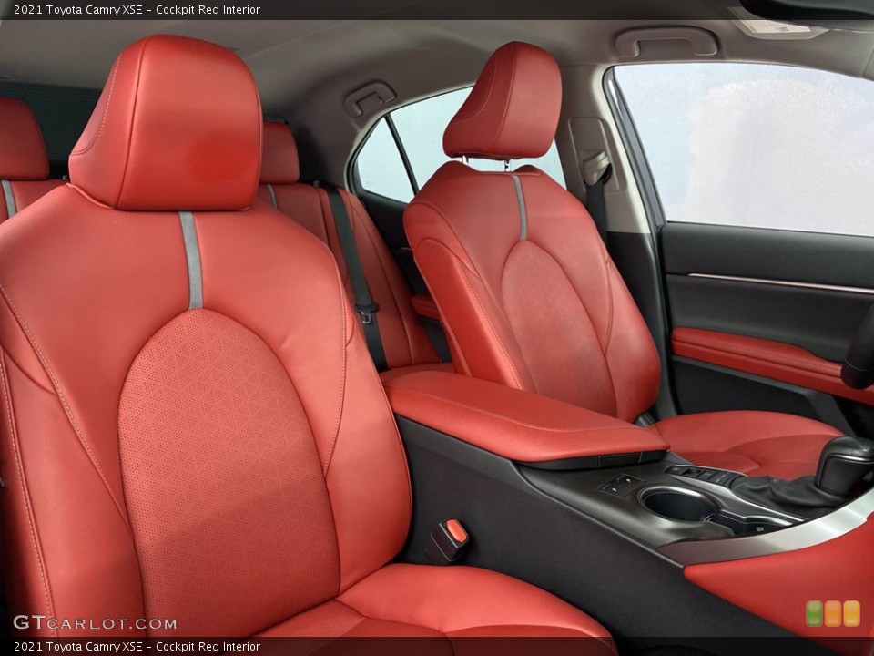 Cockpit Red Interior Front Seat for the 2021 Toyota Camry XSE #142539351
