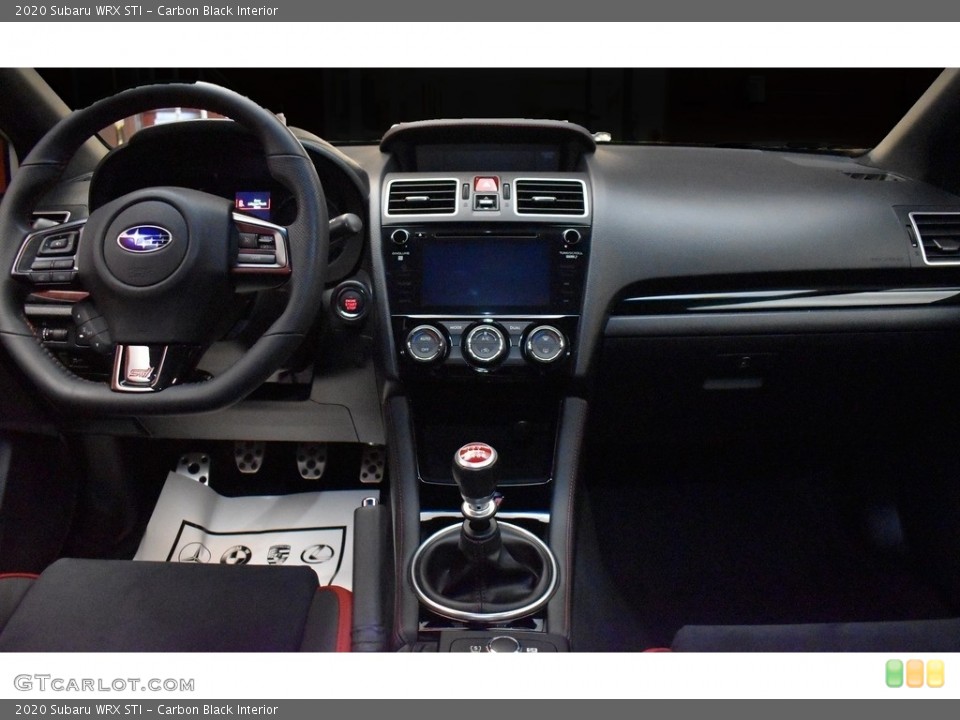 Carbon Black Interior Dashboard for the 2020 Subaru WRX STI #142539372