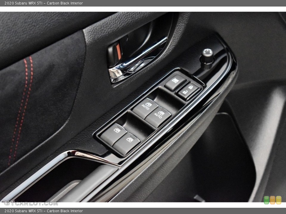 Carbon Black Interior Controls for the 2020 Subaru WRX STI #142539390