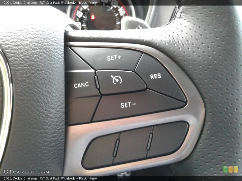 Black Interior Steering Wheel for the 2021 Dodge Challenger R/T Scat Pack Widebody #142540689