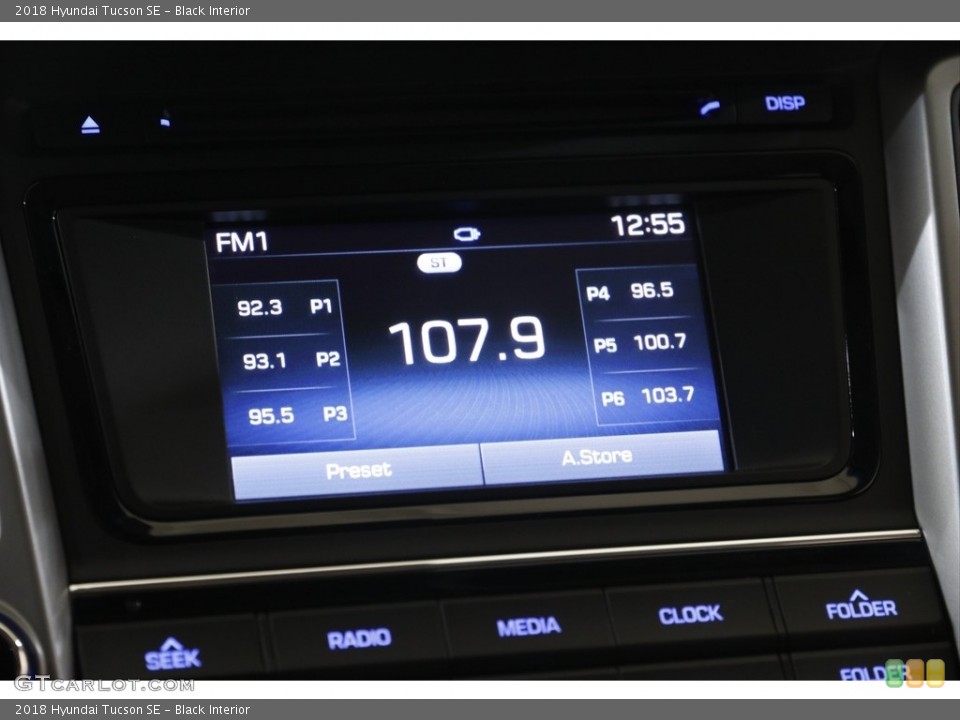 Black Interior Audio System for the 2018 Hyundai Tucson SE #142541553
