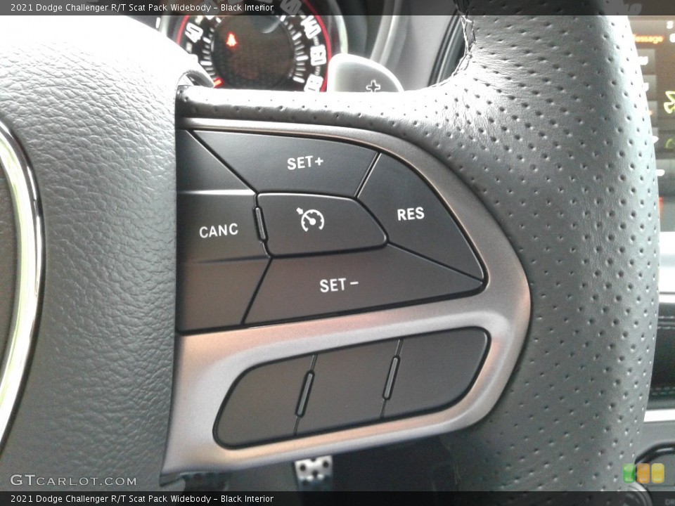 Black Interior Steering Wheel for the 2021 Dodge Challenger R/T Scat Pack Widebody #142545627