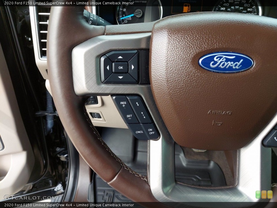 Limited Unique Camelback Interior Steering Wheel for the 2020 Ford F150 Limited SuperCrew 4x4 #142547539