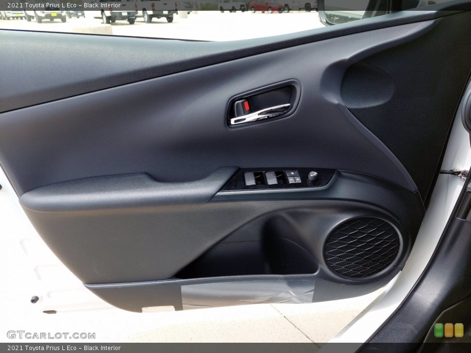 Black Interior Door Panel for the 2021 Toyota Prius L Eco #142547698
