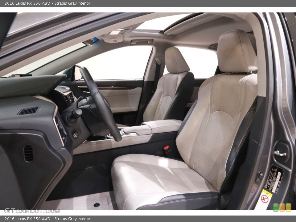 Stratus Gray Interior Front Seat for the 2016 Lexus RX 350 AWD #142547797