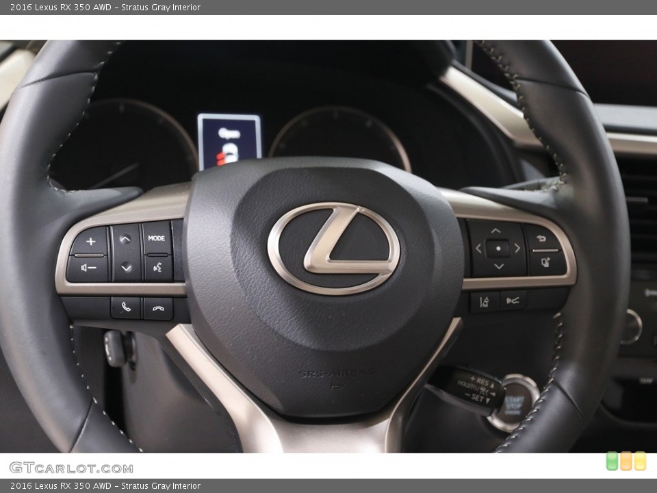 Stratus Gray Interior Steering Wheel for the 2016 Lexus RX 350 AWD #142547839