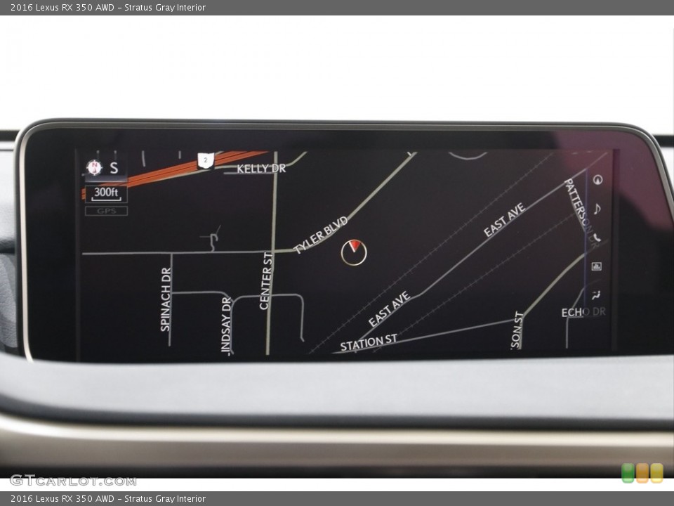 Stratus Gray Interior Navigation for the 2016 Lexus RX 350 AWD #142547917