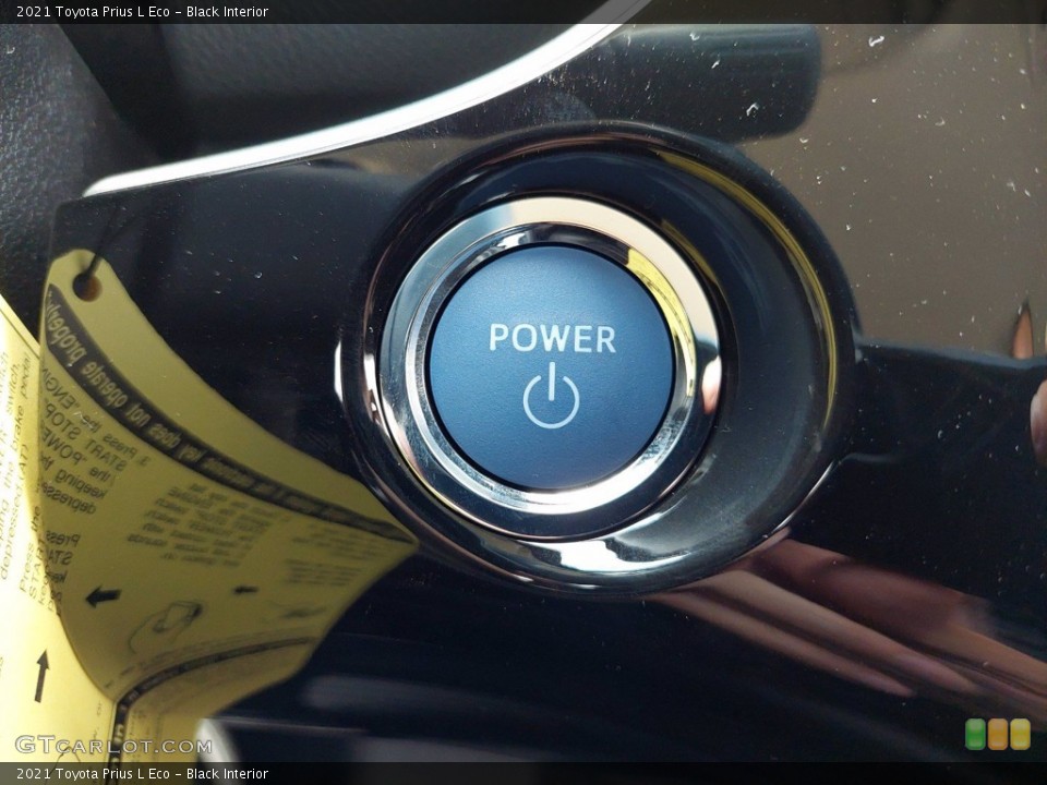 Black Interior Controls for the 2021 Toyota Prius L Eco #142547953