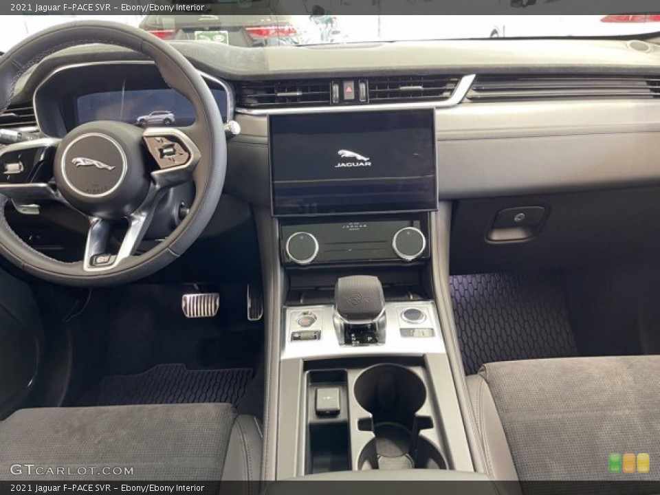 Ebony/Ebony Interior Dashboard for the 2021 Jaguar F-PACE SVR #142547965