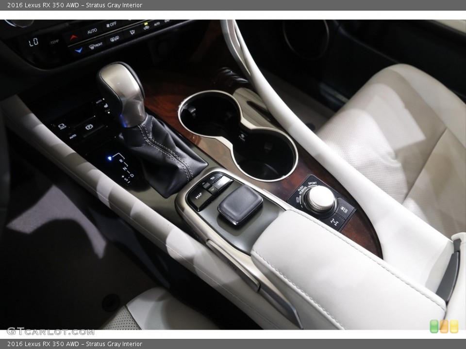 Stratus Gray Interior Transmission for the 2016 Lexus RX 350 AWD #142548025