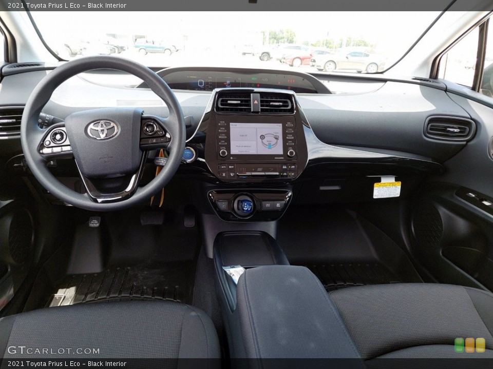 Black Interior Photo for the 2021 Toyota Prius L Eco #142548068