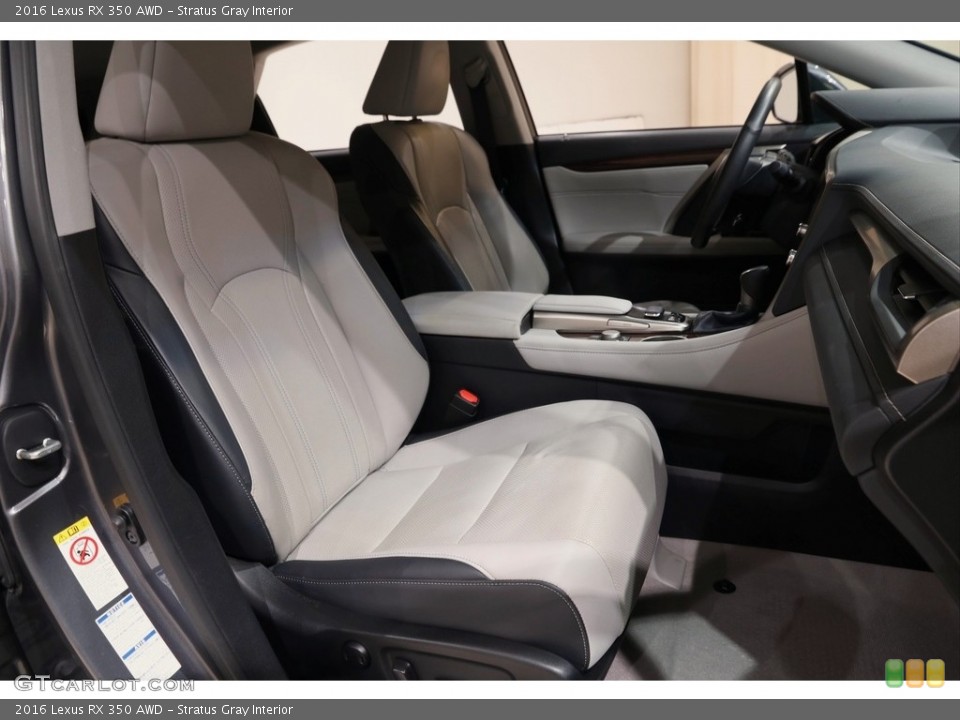 Stratus Gray Interior Front Seat for the 2016 Lexus RX 350 AWD #142548094