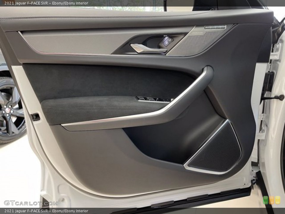 Ebony/Ebony Interior Door Panel for the 2021 Jaguar F-PACE SVR #142548157