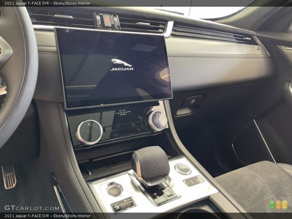 Ebony/Ebony Interior Controls for the 2021 Jaguar F-PACE SVR #142548262