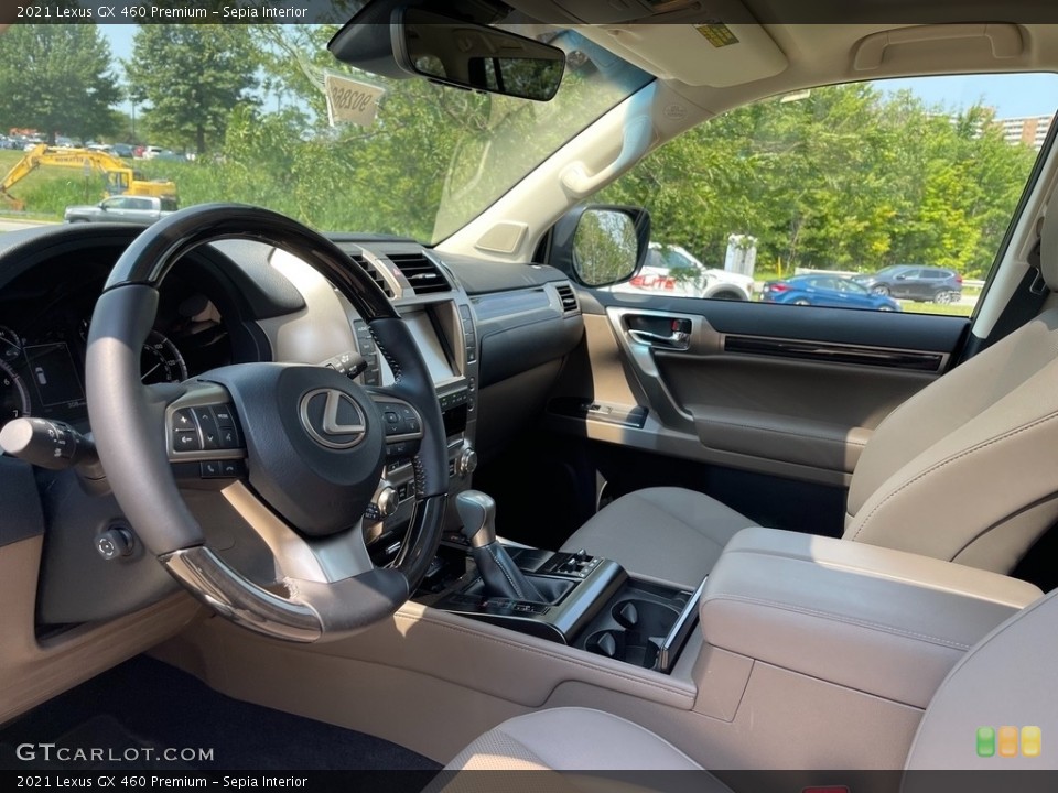 Sepia Interior Front Seat for the 2021 Lexus GX 460 Premium #142549138