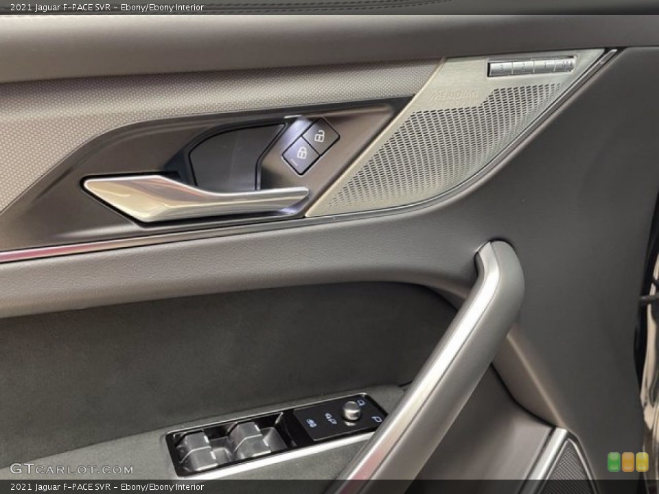 Ebony/Ebony Interior Controls for the 2021 Jaguar F-PACE SVR #142549324