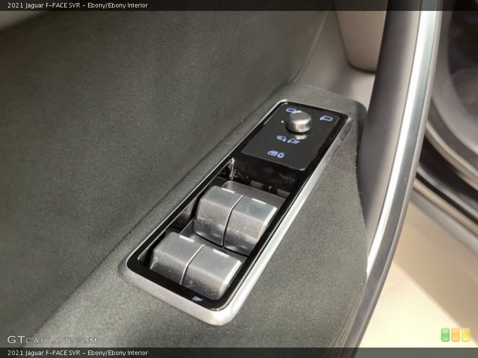 Ebony/Ebony Interior Controls for the 2021 Jaguar F-PACE SVR #142549522