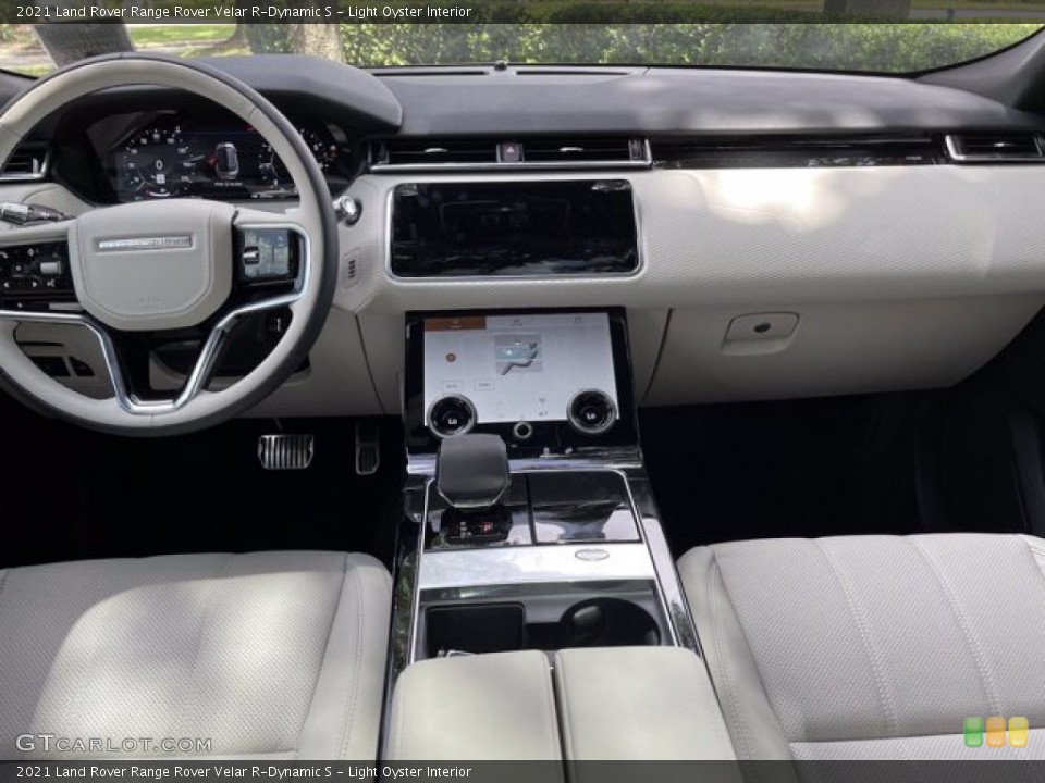Light Oyster Interior Dashboard for the 2021 Land Rover Range Rover Velar R-Dynamic S #142549741