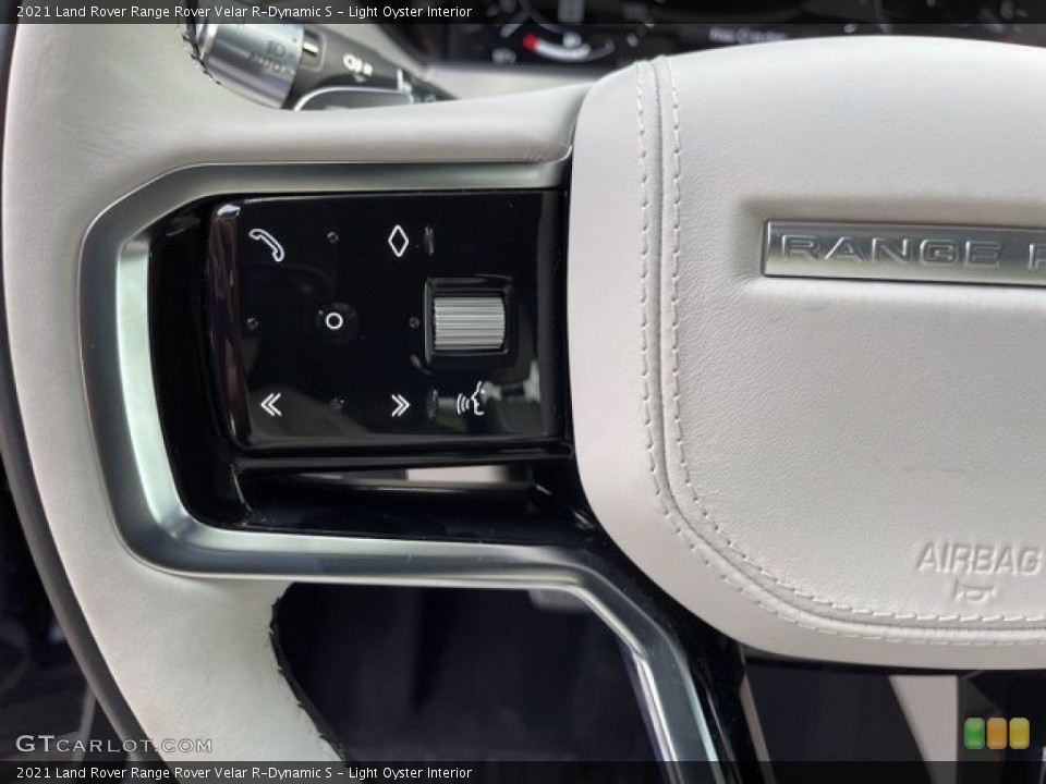 Light Oyster Interior Steering Wheel for the 2021 Land Rover Range Rover Velar R-Dynamic S #142549996