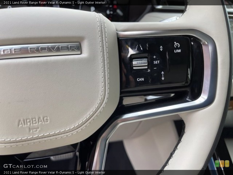 Light Oyster Interior Steering Wheel for the 2021 Land Rover Range Rover Velar R-Dynamic S #142550011