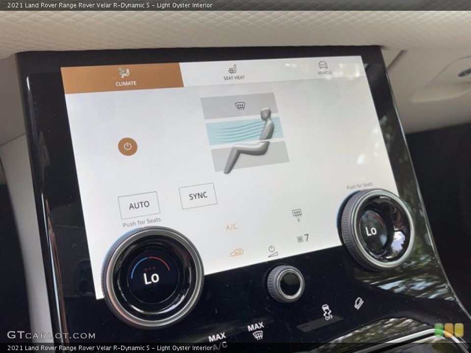 Light Oyster Interior Controls for the 2021 Land Rover Range Rover Velar R-Dynamic S #142550260