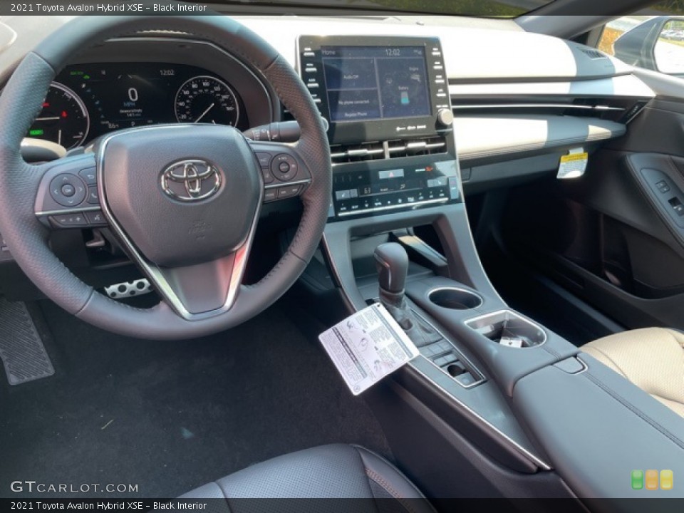 Black Interior Dashboard for the 2021 Toyota Avalon Hybrid XSE #142553620