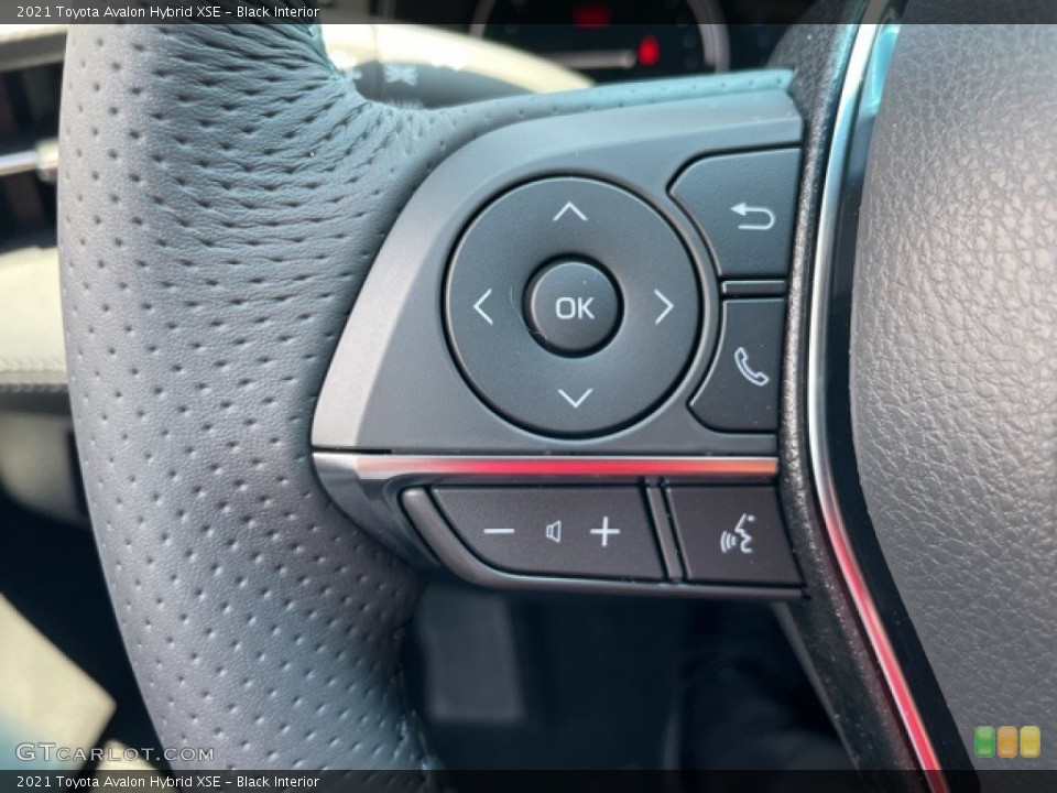 Black Interior Steering Wheel for the 2021 Toyota Avalon Hybrid XSE #142554020