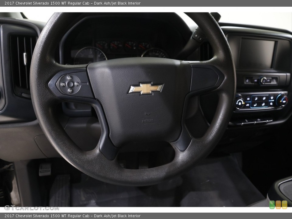 Dark Ash/Jet Black Interior Steering Wheel for the 2017 Chevrolet Silverado 1500 WT Regular Cab #142554925