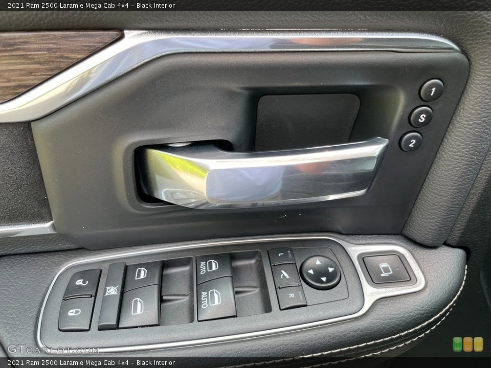 Black Interior Door Panel for the 2021 Ram 2500 Laramie Mega Cab 4x4 #142555453